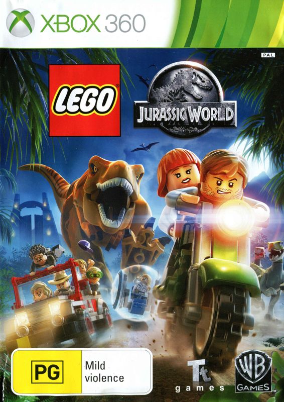 LEGO Jurassic World box art for Xbox 360